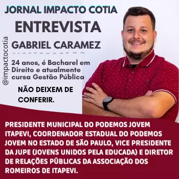 ENTREVISTA COM  GABRIEL CARAMEZ